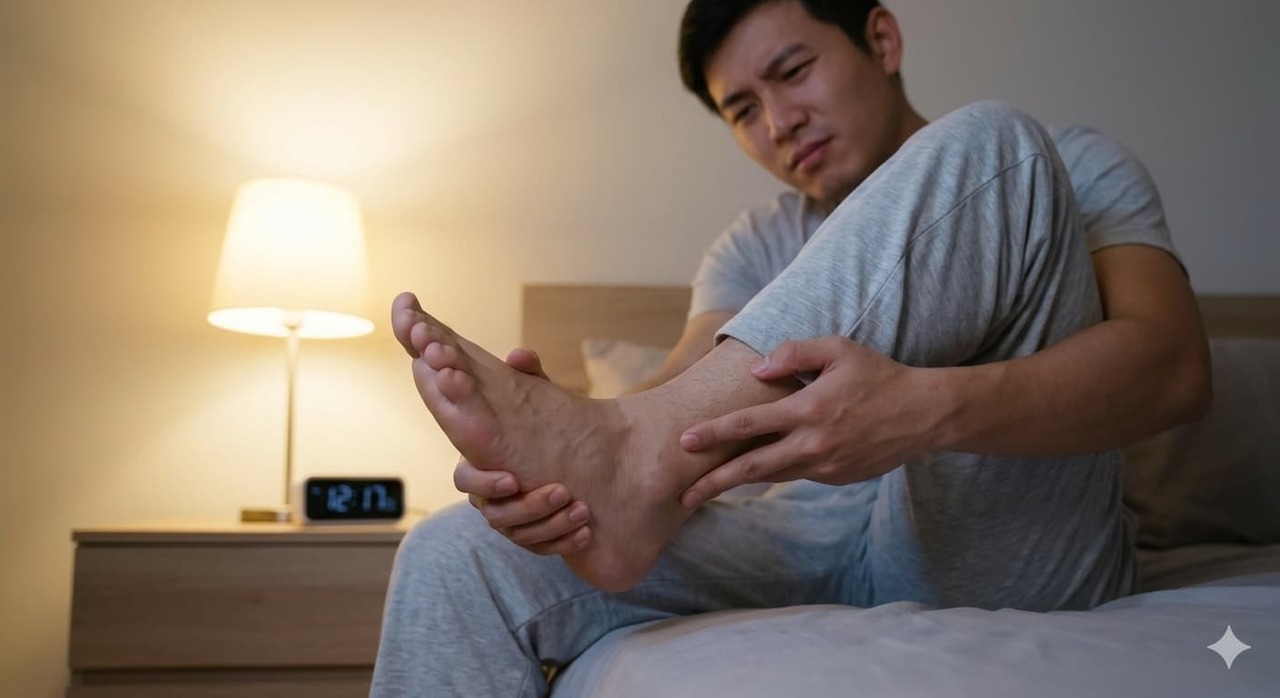 安静にしていても痛みが続く状態