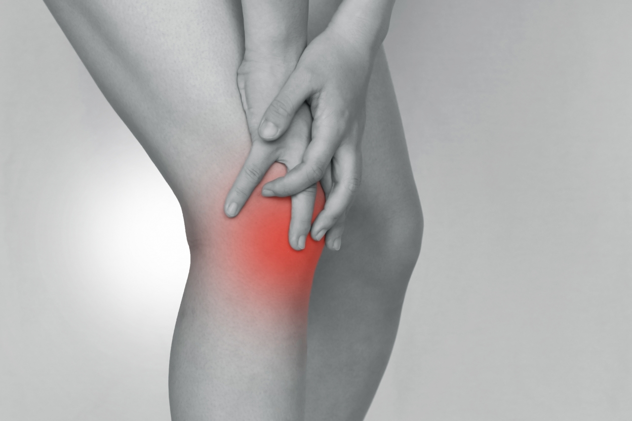 膝の痛みの図